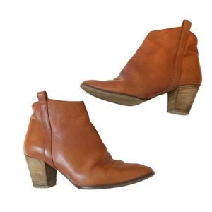 MADEWELL Size 7 The Carina Boot in English Saddle Leather